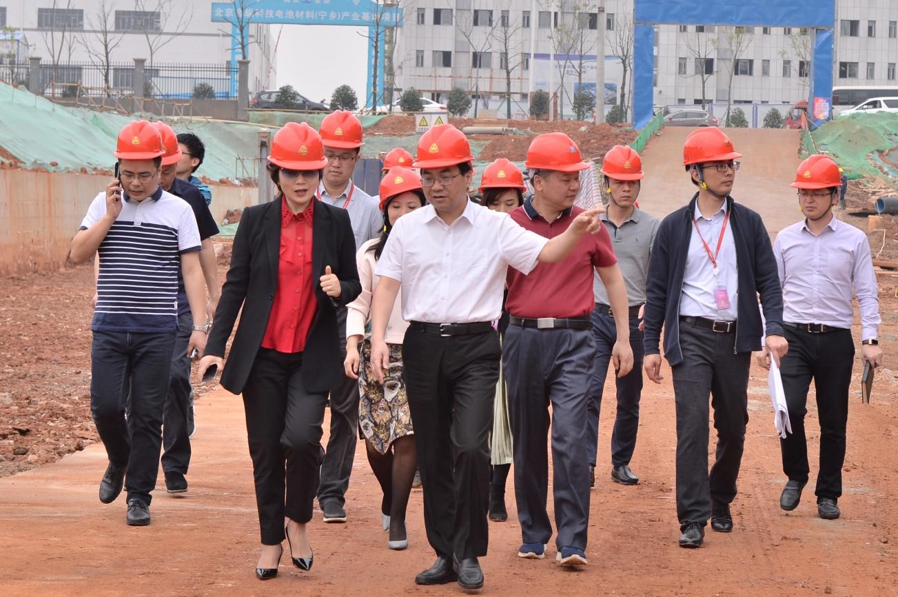 宁乡市委书记周辉赴Z6尊龙新资料宁乡基地项目调研